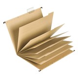 thumbnail of Falken 15046560 Projekt- und Personalmappen UniReg, 230g/m2-Manilakarton, seitlich offen, mit 6 Trennblättern - Braun