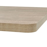 thumbnail of vidaXL Bistrotisch MDF und Stahl Quadratisch 80x80x75 cm Eichenoptik