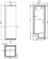 thumbnail of GastroHero Lagertiefkühlschrank SFH40V | 380 Liter | Profi Gefrierschrank | Stahlblech | Umluftkühlung | -18 bis -22 °C | kompakt & energieeffizient