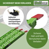 thumbnail of TRUTZHOLM 2 x Auffahrrampe klappbar 228 cm Traglast 680 kg Alu grün gelocht Rampen Motorradrampen