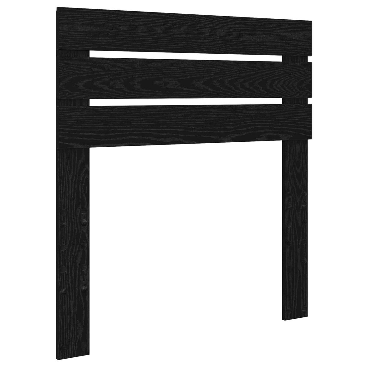 vidaXL Kopfteil Schwarz Eichen-Optik 100 cm Holzwerkstoff
