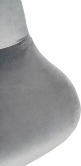 thumbnail of CHEFGASTRO 2er Set Barhocker GINZA Schwarz Samt HxBxT 85x50x50cm Grau Barstuhl