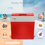 thumbnail of Briebe Geleira Eléctrica 28L, Refrigerador Eléctrico Portátil, Campismo Viagens 12V / 220 - 240V, Refrigeração e Aquecimento, CF1153RED, Vermelho, 55W