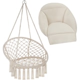 thumbnail of tectake Silla colgante Samira  Beige