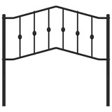 thumbnail of vidaXL Kopfteil Metall Schwarz 100 cm