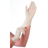 thumbnail of Hygostar Einmalhandschuhe, Latex, ungepudert, Größe L, weiß, 100 Stück