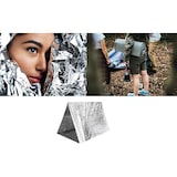 thumbnail of Notfall-Rettungsdecke – 160x210 cm Gold– Wärmefolie für Erste Hilfe, Sonnenschutz, Survival, Camping, Wind- Wasserdicht, Einzeln verpackt - 5 Stück