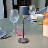 thumbnail of Lumisky 9 Lampes de table EMILY Gris + base de chargement Acier Gris anthracite