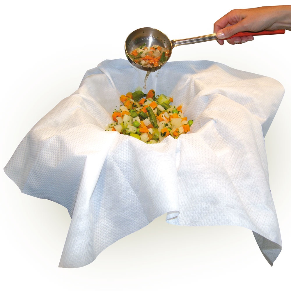 Passiertuch "Filterstar" lose aus Spezial-Vlies 75x75 cm 25 Stück