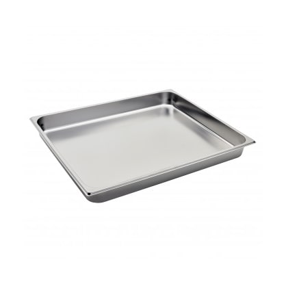 Gastronorm ovenschaal van roestvrij staal AISI 304 GN 2/1 H 6,5 cm 65x53 g. 3400 Dikte 0,07 - 0,09 mm