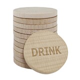 thumbnail of CombiCraft Gravierte Echtholz Marken Ø29mm Drink - 100 Stück