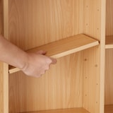 thumbnail of tectake Étagère bibliothèque Stevie 105,5x19x136,5cm - marron hêtre -403621