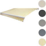 thumbnail of Ersatz-Bezug für Markise T790, Gelenkarmmarkise Ersatzbezug Sonnenschutz, 4x3m ~ Polyester gelb-weiß