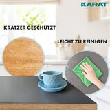 thumbnail of KARAT Tischfolie Empire mit abgeschrägter Kante Dunkelgrau 80 x 90 cm