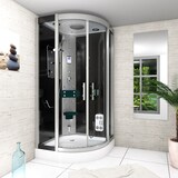 thumbnail of Duschkabine Komplettdusche Fertigdusche Dusche D46-23T0-EC 100x100 cm mit 2K Scheiben Versiegelung