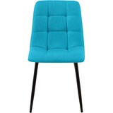 thumbnail of Chaise de salle à manger Tilde Tissu/Turquoise