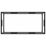 thumbnail of vidaXL Couchtisch Schwarz mit Hartglas 100x50x35 cm