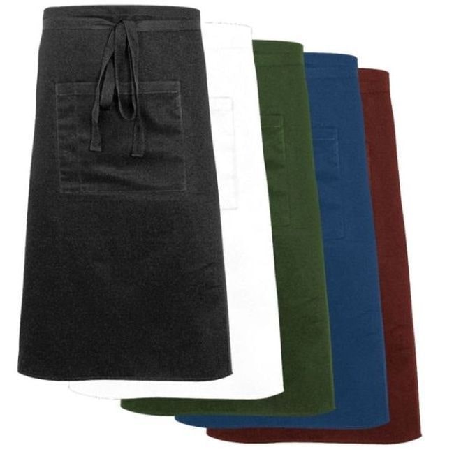 Nino Cucino Bistroschürze Mit Tasche, Schwarz, Länge 70 Cm