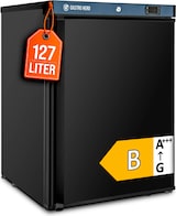 thumbnail of GastroHero Lagertiefkühlschrank ECO 200 Schwarz 127 Liter Umluftkühlung -23 bis -18 °C automatische Abtauung Gewerbe Tiefkühlschrank