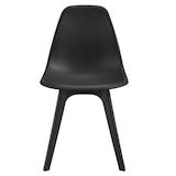 thumbnail of Décoshop26 - Ensemble de Table et 4 Chaises Table de Salle à Manger avec 4 Chaises Métal Bois Plastique Verre Noir 03_0001663