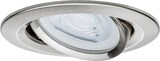 thumbnail of Paulmann LED Einbauleuchte 3-Step-Dim Nova Basisset schwenkbarrund 84mm 50° GU10 3x6,5W 3x460lm 230V dimmbar 2700K Eisen gebürstet 93465