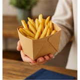 thumbnail of MONOUSO - Envase Rectangular Deli2Go Kraft 375ml 10,8x8,2x7cm (250 Uds)