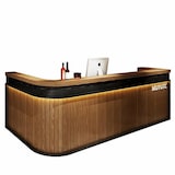 thumbnail of 【Muhei150cm】Bartheke Empfangstheke Empfangstresen Bartisch Ladentheke Verkaufstheke Kassentheke Theke