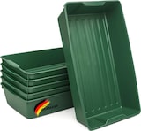 thumbnail of Gärtnerbox Pflanzschale Pikierschale 58x32x11 Profi Pflanzwanne Saatschale grün Grün