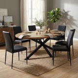 thumbnail of Milani Home tavolo in metallo e legno 220 x 120 x 77 cm marrone