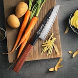 thumbnail of Hezhen - Kleines Santoku-Messer aus Verbundstahl - PM8S Retro-Serie