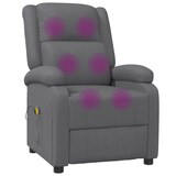 thumbnail of vidaXL Massagesessel Anthrazit Kunstleder