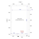 thumbnail of Chefgastro Kühl- und Frierzelle BxTxH 1500x2400x2010mm