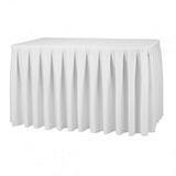 thumbnail of Skirting Kellerfalte Weiß Miami 410 cm - LTITEX