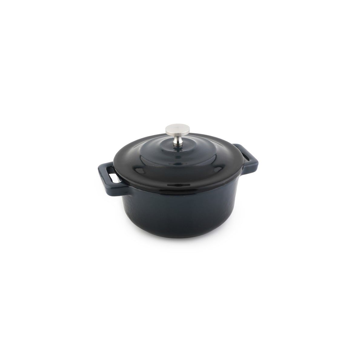 METRO PROFESSIONAL Kasserolle mit Deckel, Gusseisen, Ø 10.5 cm, 0.29 L, Höhe: 8.1 cm, Induktion, ofenfest