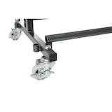 thumbnail of Kleiderständer klein mit 48 Haken, aus Stahl, fahrbar und zerlegbar, erweiterbar, 100x60x200cm (BxTxH), C10005