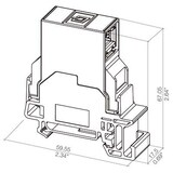 thumbnail of 10 Stk. Weidmüller Tragschienen-Outlet IE-TO-RJ45-C 8946920000