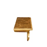 thumbnail of Mensola muro legno finitura foglia oro anticato L46xPR17xH22 cm Made in Italy lusso e classe per arredamenti sofisticati e ricercati