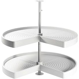 thumbnail of Plateau tournant blanc 2 niveaux pour module de cuisine Shelvo Pour module de 90 cm Emuca
