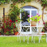 thumbnail of Relaxdays Rankgitter Metall, 3er Set, zum Stecken, Rankhilfe für Kletterpflanzen, 122 x 30,5 cm, Spalier Garten, schwarz