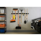 thumbnail of TOJ Living Gereedschapshouder – 7 houders & 8 haken – 82 cm – RVS – Mat zwart – Bezemhouder