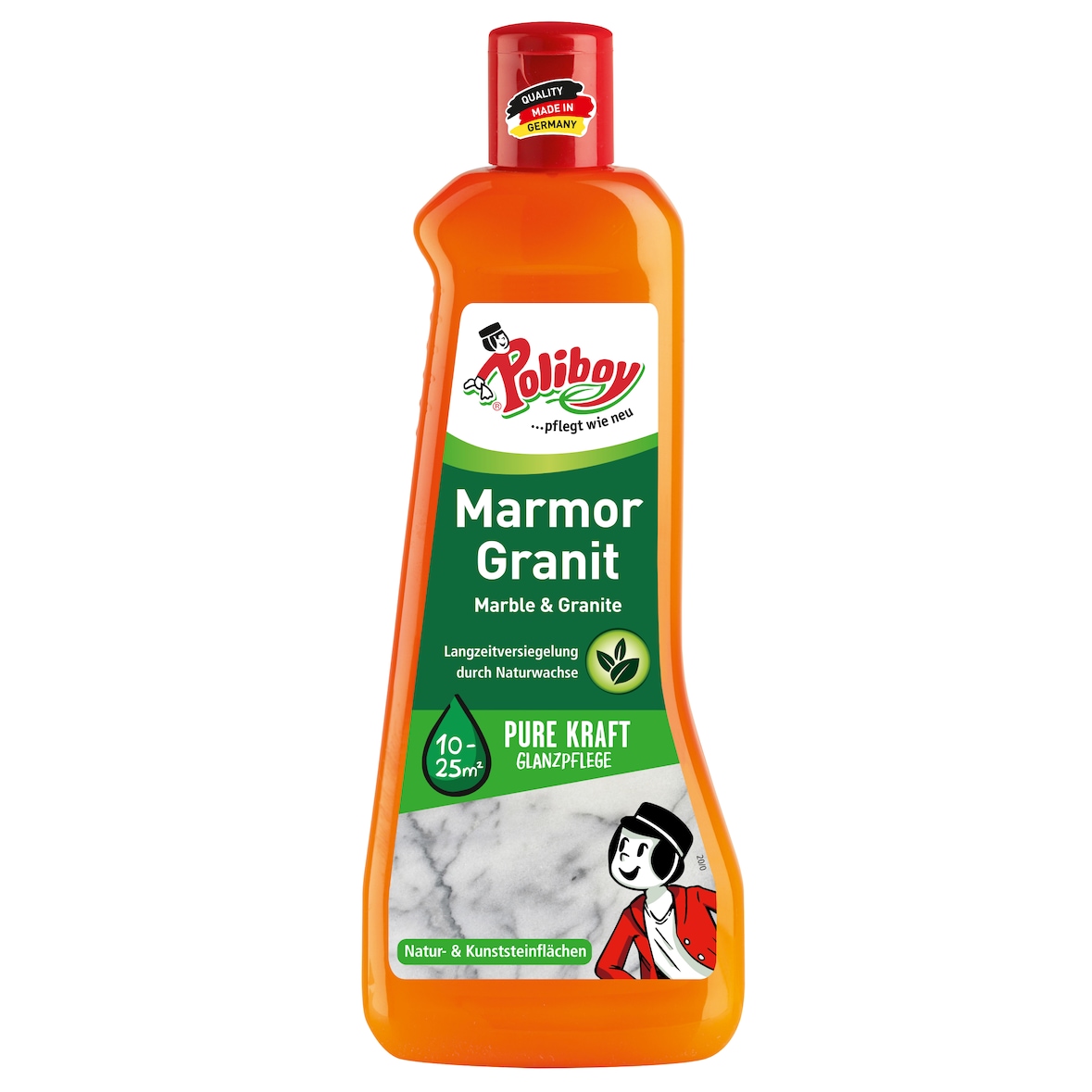 Poliboy Marmor Granit Pflege - Pflege und Schutz - 500ml - Made in Germany