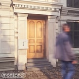 thumbnail of MONZANA® Briefkasten mit Zeitungsfach Namensschild Weiß