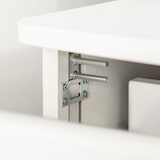 thumbnail of Cajonera de Oficina Mueble Auxiliar para Archivos con 2 Cajones Cerradura de 2 Llaves 5 Ruedas 2 Frenos para Estudio Despacho Dormitorio 43x45x72 cm