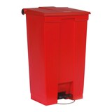 thumbnail of Rubbermaid Robuster Pedaleimer | 87 Liter, HxBxT 82,6x41x50,2cm | Aus HACCP konformen Polyethylen | Rot von PROREGAL