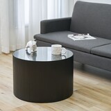 thumbnail of SVITA CARLA Beistelltisch Wohnzimmertisch 59x39cm (Ø x H) Paulownia Holz Schwarz