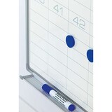 thumbnail of PROREGAL 53-Wochen-Planer magnetisches Whiteboard Slim, 6 Felder pro Woche, HxBxT 90x120cm, 8mm-Platte, inkl. Befestigungsmaterial & Stiftablage, Weiß