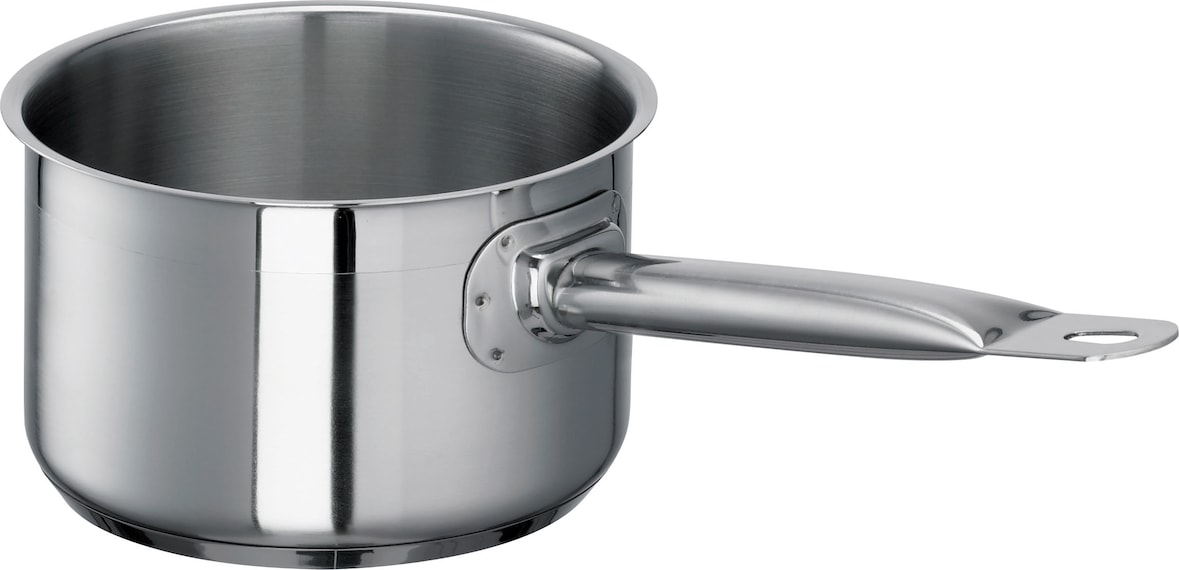 GastroSUS Stieltopf Chef, hoch, Edelstahl, 16 cm, ca. 2,4 Liter, induktions-, backofen-, spülmaschinengeeignet