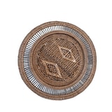 thumbnail of NARDINI FORNITURE Sottopiatto in rattan rotondo D.33 cm Bamboo2 marrone