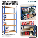 thumbnail of Schwerlastregal - Blau-Orange - Traglast bis 875 kg - 220 x 90 x 60 cm