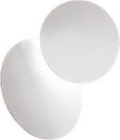 DRUM LED-Deckenleuchte aus mattweißem Metall 33W Perenz